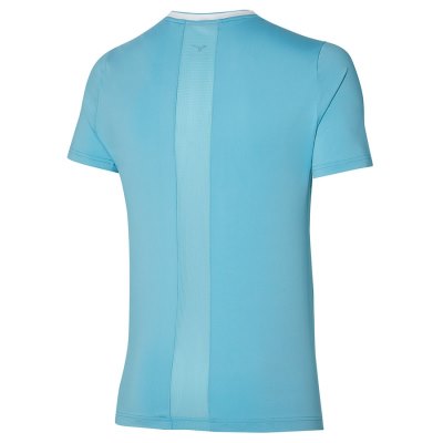 Camisa Mizuno Shadow Estampados Tee Hombre Azules - Chile M671NPBWZT